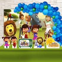 Kit Festa Ouro Turminha Paraiso - IMPAKTO VISUAL