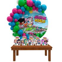Kit Festa Painel Redondo Avatar World - IMPAKTO VISUAL