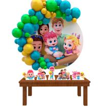 Kit Festa Painel Redondo Bebefinn - IMPAKTO VISUAL Kit Festa Painel Redondo Bebefinn - IMPAKTO VISUAL