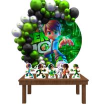 Kit Festa Painel Redondo BEN 10 3D -IMPAKTO VISUAL