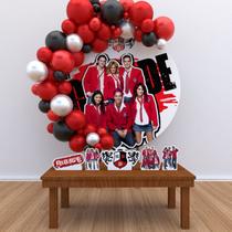 Kit Festa Painel Redondo Decoração RBD 1,50X150 Kit Festa Painel Redondo Decoração RBD 1,50X150