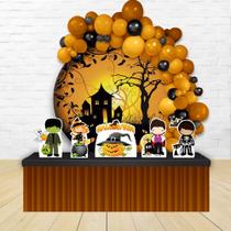 Kit Festa Painel Redondo Dia das Bruxas Halloween - IMPAKTO VISUAL Kit Festa Painel Redondo Dia das Bruxas Halloween - IMPAKTO VISUAL