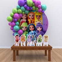 Kit Festa Painel Redondo Raimbow High - IMPAKTO VISUAL