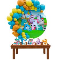 Kit Festa Painel Redondo Shark Academy - IMPAKTO VISUAL