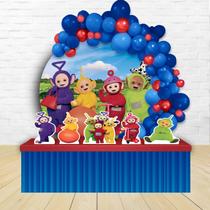 KIT Festa Painel Redondo Teletubbies - IMPAKTO VISUAL