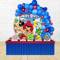 kit festa painel redondoDecoração Angry Birds 1,50 Diâmetro