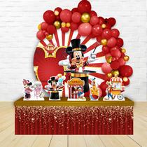 kit festa painel redondoDecoração Circo do Mickey 1,50X150