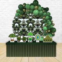 kit festa painel redondoDecoração Exercito 1,50 Diâmetro