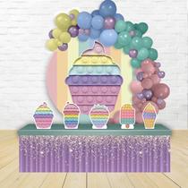 kit festa painel redondoDecoração Fidget Toys Poppet Bubble Pop It Candy Color 1,50 Diâmetro kit festa painel redondoDecoração Fidget Toys Poppet Bubble Pop It Candy Color 1,50 Diâmetro