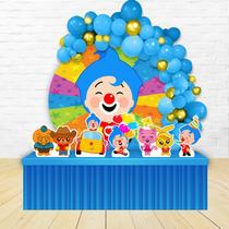 kit festa painel redondoDecoração Infantil Palhaço Plim Plim