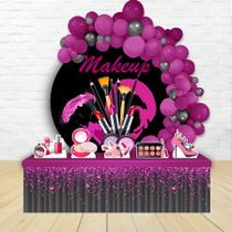 kit festa painel redondoDecoração Makeup 1,50 Diâmetro