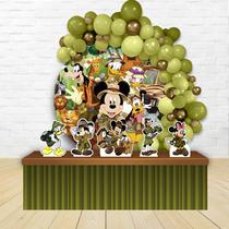 kit festa painel redondoDecoração Mickey Safari 1,50 Diâmetro