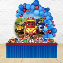 kit festa painel redondoDecoração Mighty Express 1,50 Diâmetro kit festa painel redondoDecoração Mighty Express 1,50 Diâmetro