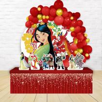 kit festa painel redondoDecoração Mulan 1,50 Diâmetro kit festa painel redondoDecoração Mulan 1,50 Diâmetro