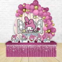 kit festa painel redondoDecoração My Melody 1,50 Diâmetro kit festa painel redondoDecoração My Melody 1,50 Diâmetro