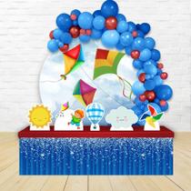 kit festa painel redondoDecoração Pipa 1,50 Diâmetro