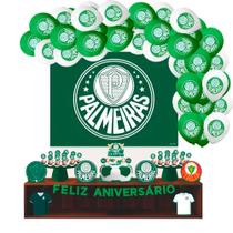 Kit festa Palmeiras Decoração Aniversário em EVA 39pçs