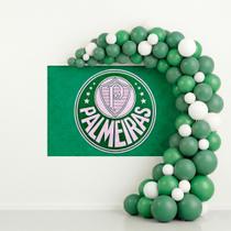 Kit festa Palmeiras Decoração Aniversário Painel+100 balão