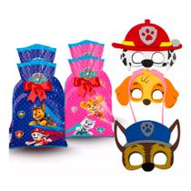 Kit Festa Patrulha Canina Decoração 16 Sacolas + 10 Mascaras Kit Festa Patrulha Canina Decoração 16 Sacolas + 10 Mascaras
