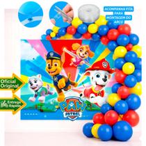 Kit festa Patrulha Canina Decoração Aniver Painel+ 150 balão Kit festa Patrulha Canina Decoração Aniver Painel+ 150 balão