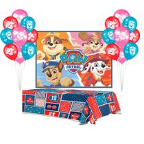 Kit Festa Patrulha canina Decoração Balão+Painel +Toalha TNT Kit Festa Patrulha canina Decoração Balão+Painel +Toalha TNT
