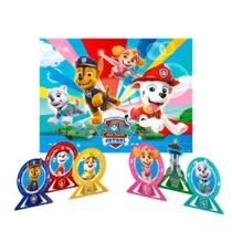 Kit Festa Patrulha Canina Decoração Painel Gigante + Display Kit Festa Patrulha Canina Decoração Painel Gigante + Display