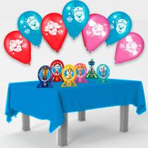 Kit festa Patrulha Canina Toalha Azul +25 Bexigas +6 Display Kit festa Patrulha Canina Toalha Azul +25 Bexigas +6 Display