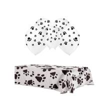 Kit Festa Patrulha Pets Decoração Balão + Toalha Patinhas