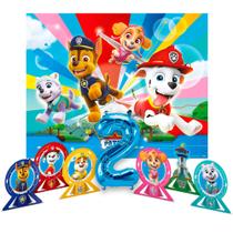 Kit Festa Patulha Canina Decoração 2 anos Aniverário Kit Festa Patulha Canina Decoração 2 anos Aniverário