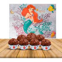 Kit festa Pequena Sereia 101pçs decoração Ariel aniversário Kit festa Pequena Sereia 101pçs decoração Ariel aniversário