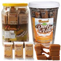 Kit Festa Pingo de Leite 50 Unidades Fondant 20 Unidades Doces Tradicionais