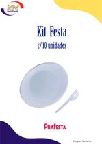Kit Festa - Prafesta - pratos e garfos, festas, comemorações, eventos (8053)