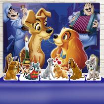 KIT Festa Prata A Dama e o Vagabundo - IMPAKTO VISUAL