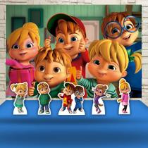 KIT Festa Prata Alvin e os Esquilos - IMPAKTO VISUAL KIT Festa Prata Alvin e os Esquilos - IMPAKTO VISUAL