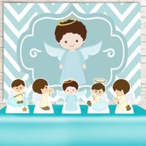 KIT Festa Prata Batizado Menino - IMPAKTO VISUAL KIT Festa Prata Batizado Menino - IMPAKTO VISUAL