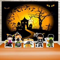 KIT Festa Prata Dia das Bruxas Halloween - IMPAKTO VISUAL
