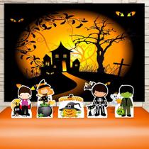 KIT Festa Prata Dia das Bruxas Halloween- IMPAKTO VISUAL