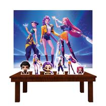 Kit Festa Prata Guerreiras do Kpop Kpop Demon Hunters