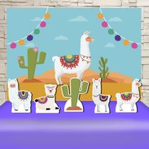 KIT Festa Prata Lhama - IMPAKTO VISUAL