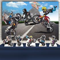 KIT Festa Prata Motos Grau Moto Empinando - IMPAKTO VISUAL KIT Festa Prata Motos Grau Moto Empinando - IMPAKTO VISUAL