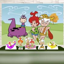 KIT Festa Prata Os Flintstones Pedrita e Bambam - IMPAKTO VISUAL