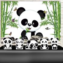 KIT Festa Prata Panda - IMPAKTO VISUAL