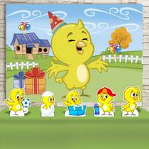 KIT Festa Prata Pintinho Amarelinho - IMPAKTO VISUAL KIT Festa Prata Pintinho Amarelinho - IMPAKTO VISUAL