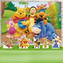 KIT Festa Prata Pooh - IMPAKTO VISUAL KIT Festa Prata Pooh - IMPAKTO VISUAL