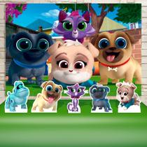 KIT Festa Prata Puppy Dog Pals - IMPAKTO VISUAL KIT Festa Prata Puppy Dog Pals - IMPAKTO VISUAL