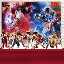 KIT Festa Prata Street Fighter V - IMPAKTO VISUAL