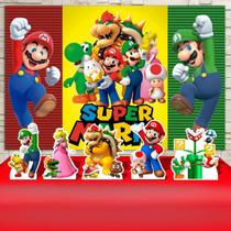 KIT Festa Prata Super Mario Bros - IMPAKTO VISUAL