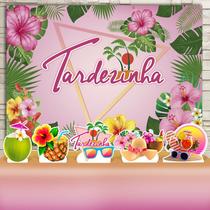 KIT Festa Prata Tardezinha Tropical - IMPAKTO VISUAL KIT Festa Prata Tardezinha Tropical - IMPAKTO VISUAL