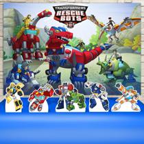 KIT Festa Prata Transformers Rescue Bots - IMPAKTO VISUAL