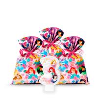 Kit festa Princesas Disney Decoração Lembracninhas + Vela n3 Kit festa Princesas Disney Decoração Lembracninhas + Vela n3